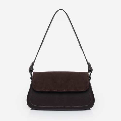 Сумка українського бренду ТМ  "Lucherino" стане хорошим придбанням не на один рік.  Невелика жіноча сумочка виготовлена з високоякісного шкірзамінника та якісної надійної фурнітури в кольорі - нікель. Одне відділення з однією кишенею на застібці.